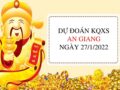 Dự đoán KQXSAG 27/1/2022 chốt lô bạch thủ thứ 5