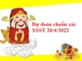 Dự đoán chuẩn xác XSST 20/4/2022 thứ 4