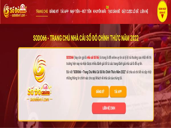 SODO66- Trang lô đề online uy tín hàng đầu Việt Nam