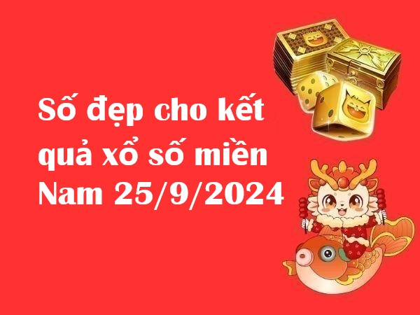 Thứ 4 hôm nay – Số đẹp cho kết quả xổ số miền Nam 25/9/2024