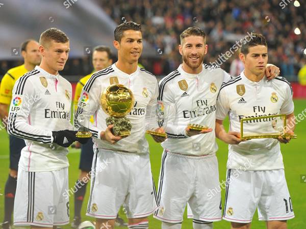 đội hình chính Real Madrid 2015
