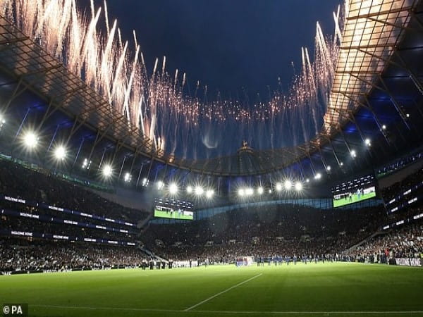 Trải nghiệm của người hâm mộ tại sân nhà Tottenham