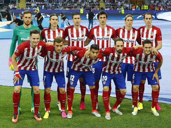 Đội hình Atletico Madrid 2016/2017 mạnh nhất