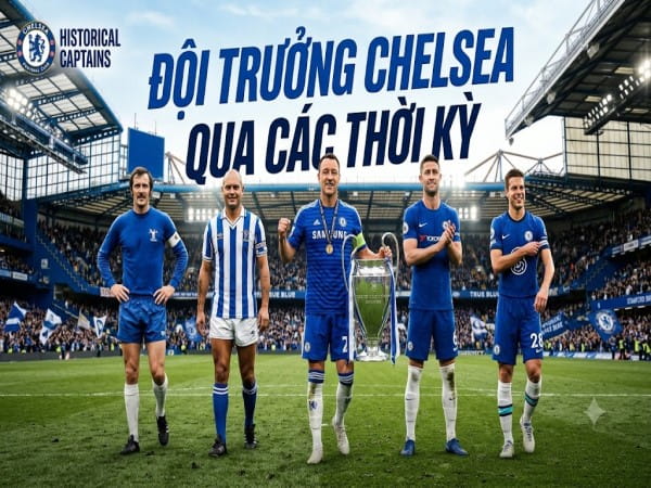 Đội trưởng Chelsea qua các thời kỳ đến đến hiện tại