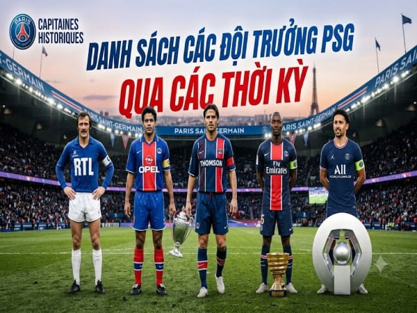 Danh sách các đội trưởng PSG qua các thời kỳ và di sản