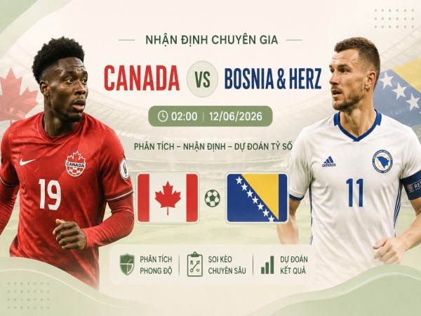 Nhận định chuyên gia Canada vs Bosnia & Herz 02h00 hôm nay